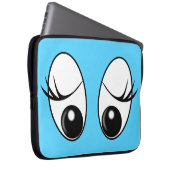 Neugierige Eyes Custom Colors Laptop Sleeve (Vorne Rechts)