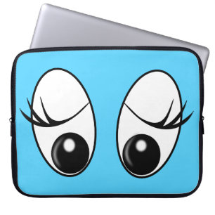 Neugierige Eyes Custom Colors Laptop Sleeve