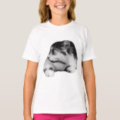 Neugierige Feline im Herbst T-Shirt (Vorderseite)
