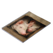 Neugierige Ferkel Notizblock (Linke Seite)