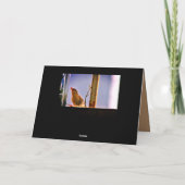 Neugierige Fink Karte (Rückseite)