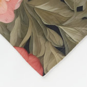 Neugierige Fox Imitate Stickereien Elegant Fleecedecke (Ecke)