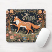 Neugierige Fox Imitate Stickereien Elegant Mousepad (Mit Mouse)