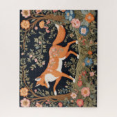 Neugierige Fox Imitate Stickereien Elegant Puzzle (Vertikal)