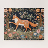 Neugierige Fox Imitate Stickereien Elegant Puzzle (Horizontal)