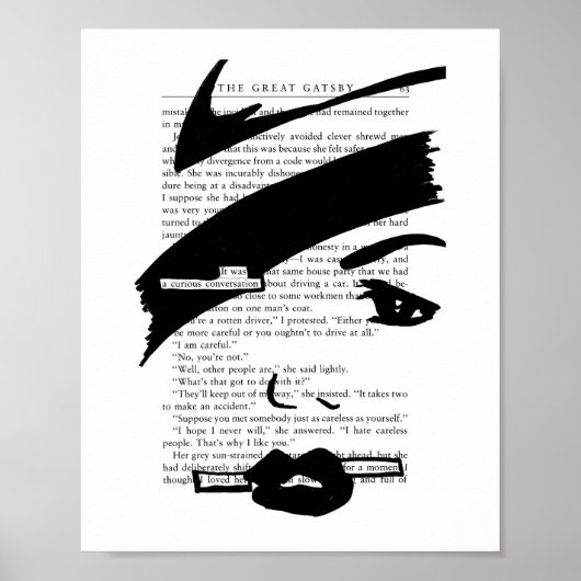 Neugierige Gespräche (The Great Gatsby) Poster (Vorne)