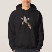 Neugierige Giraffe Funny Zoo Tierkostüm Geschenk Hoodie (Vorderseite)