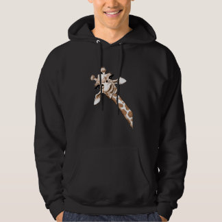 Neugierige Giraffe Funny Zoo Tierkostüm Geschenk Hoodie
