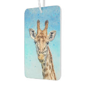 Neugierige Giraffe mit Blue Confetti Sky Autolufterfrischer (Links)