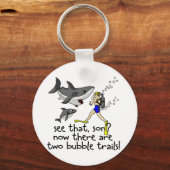 Neugierige Haie Schlüsselanhänger (Vorderseite)