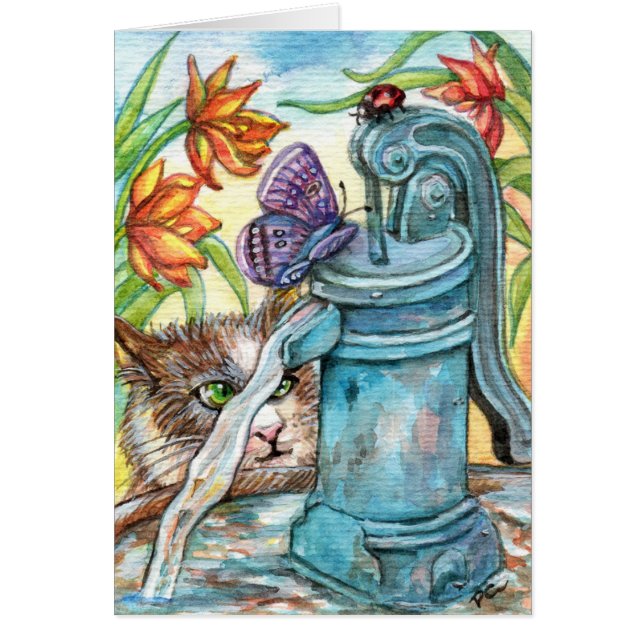 Neugierige Katze (Vorne)