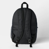 Neugierige Katze Bedruckter Rucksack (Rückseite)
