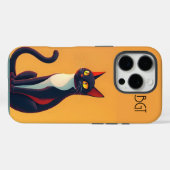 Neugierige Katze Case-Mate iPhone Hülle (Rückseite (Horizontal))