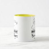 Neugierige Katze, leicht von Banjo-Spielern abgele Tasse (Zentrum)