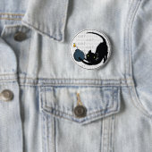 Neugierige Katze mit Bombe Button (Beispiel)