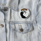 Neugierige Katze mit Messern Button (Beispiel)