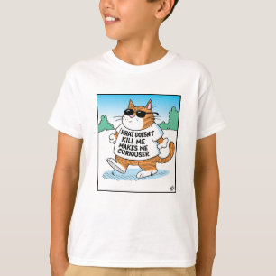 Neugierige Katze T-Shirt