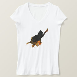 Neugierige Katze T-Shirt