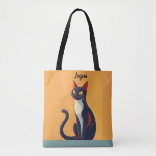 Neugierige Katze Tasche