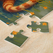 Neugierige Katzen im Garten Puzzle (Seite)