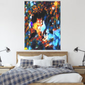 Neugierige Katzen Leinwanddruck (Insitu (Schlafzimmer))