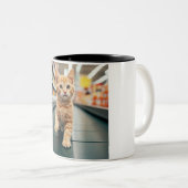 Neugierige Kitten Conveyor Caper Tasse (VorderseiteRechts)