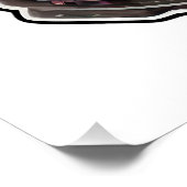 Neugierige Kitty in einem Cyber-Helm Poster (Ecke)