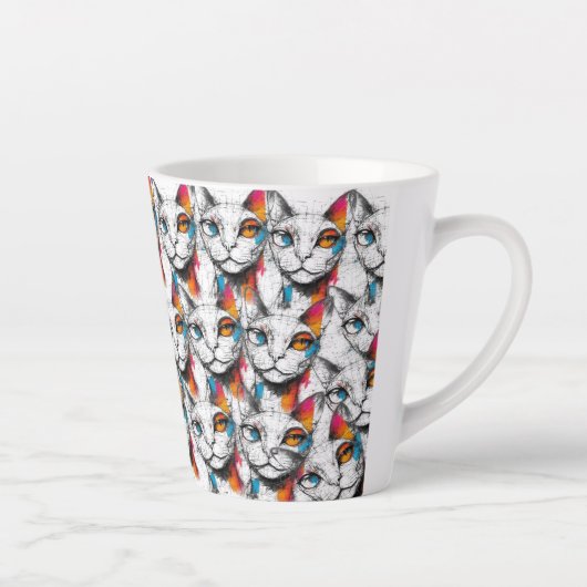 Neugierige Kitty Milchtasse (Rechts)