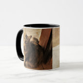 Neugierige Kitty Tasse (Vorderseite Links)