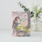 Neugierige Kreaturen Postkarte (Stehend Vorderseite)