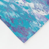 Neugierige Kuh-Decke Fleecedecke (Ecke)