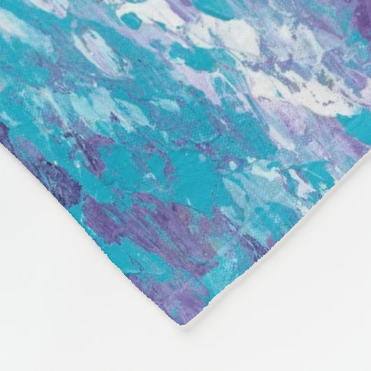 Neugierige Kuh-Decke Fleecedecke (Ecke)