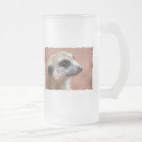 Neugierige Meerkat Bier-Tasse