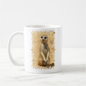 Neugierige Meerkat Kaffee-Tasse Kaffeetasse (Links)