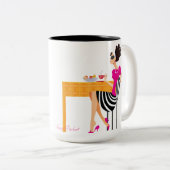 NEUGIERIGE PARKER LIEBLINGSsache-TASSE Zweifarbige Tasse (VorderseiteRechts)