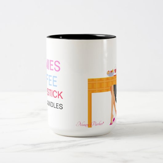 NEUGIERIGE PARKER LIEBLINGSsache-TASSE Zweifarbige Tasse (Mittel)