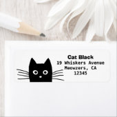 Neugierige Peking Black Cat Rücksendeadressen-Aufk (Insitu)