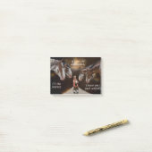 Neugierige Pferde Post-it Klebezettel (Auf Schreibtisch)