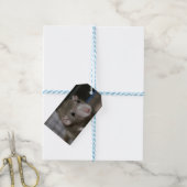 Neugierige Ratte Geschenkanhänger (Mit Garn)