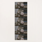 Neugierige Ratte Yogamatte (Rückseite)