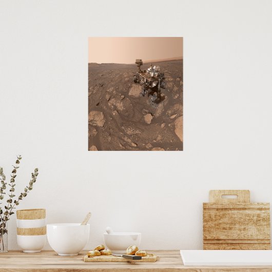 Neugierige Selfie am Mary Anning Standort am Poster (Küche)