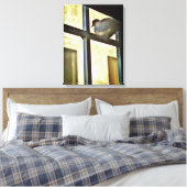 Neugierige Taube Leinwanddruck (Insitu (Schlafzimmer))