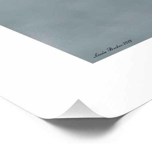 Neugierige Taubendruckerei Fotodruck (Ecke)