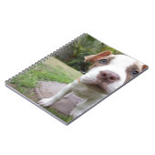 Neugierige Welpe Notizblock (Linke Seite)