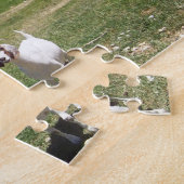 Neugierige Ziegen Puzzle (Seite)