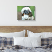 Neugieriger Affe Leinwanddruck (Insitu (Schlafzimmer))