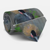 Neugieriger Afrikaner gekrönter Kran Krawatte (Gerollt)