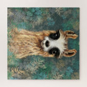Neugieriger Baby Llama Jigsaw Puzzle Fun (Horizontal)