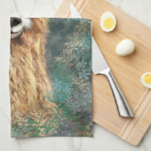 Neugieriger Baby Llama - Niedlich - Geschirrtuch (Viertel Falte)