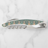 Neugieriger Baby Llama - Niedlich Kellnermesser (Rückseite)